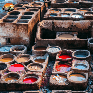 Tanneries in Morocco