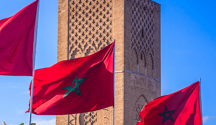 The Hassan Tower and Mohammed V Mausoleum in Rabat