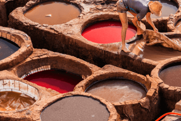 Tanneries in Morocco