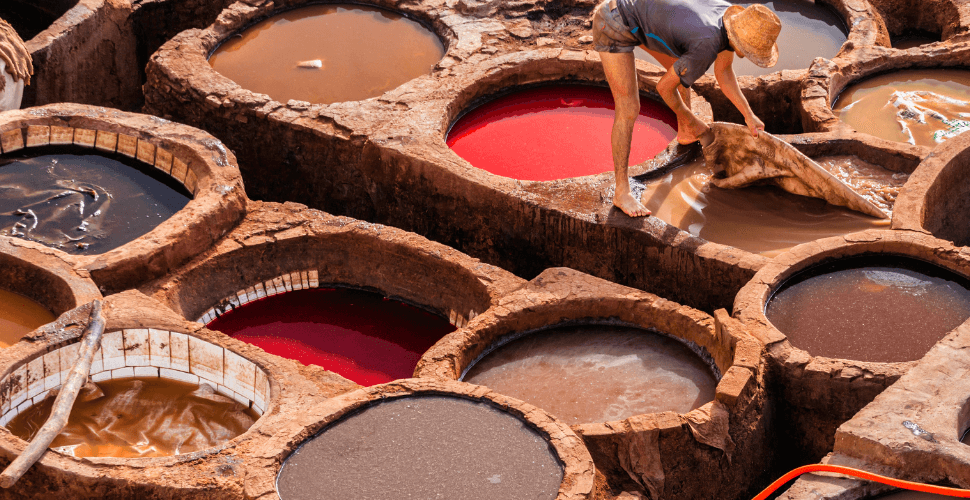 Tanneries in Morocco